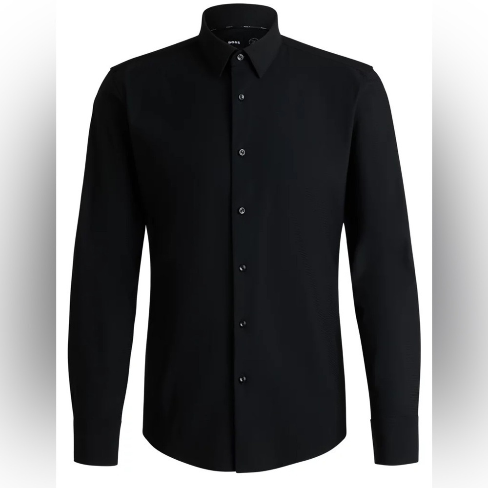Hugo Boss Black Button Down Two Ply Dress Shirt